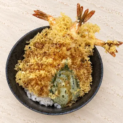Ebi Tempura Don — ข้าวหน้ากุ้งเทมปุระ