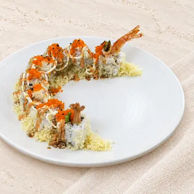 Mikazuki Roll — โรลกุ้งเทมปุระ