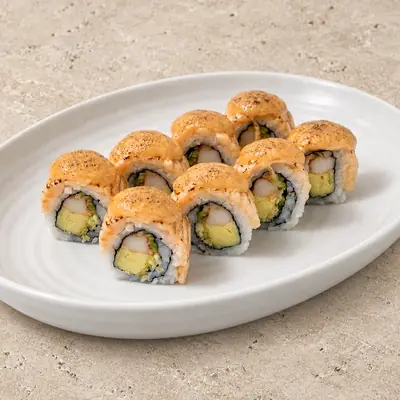 Salmon Mentai Roll — โรลแซลมอนเมนไท
